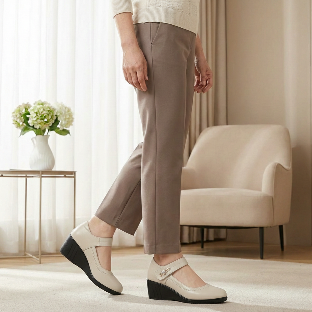 Beige / Wide fit / 10